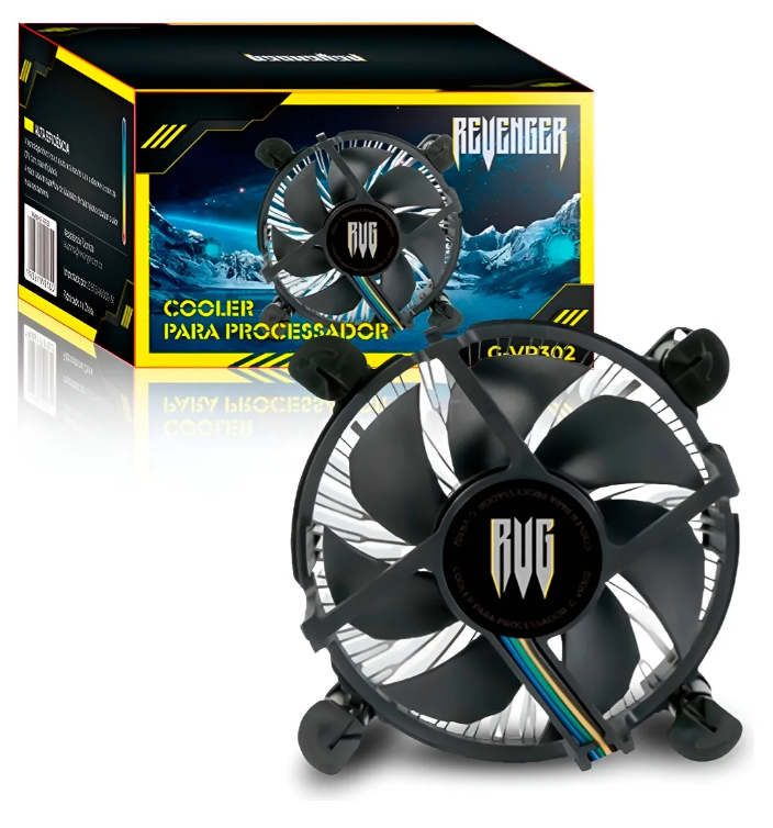 Cooler para Cpu Revenger Intel Lga 775 1156 1155 1150 1151